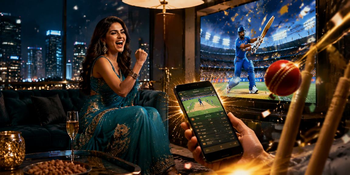 Live cricket betting action in India