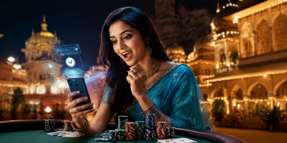 Players enjoying traditional Rummy game in Lucknow